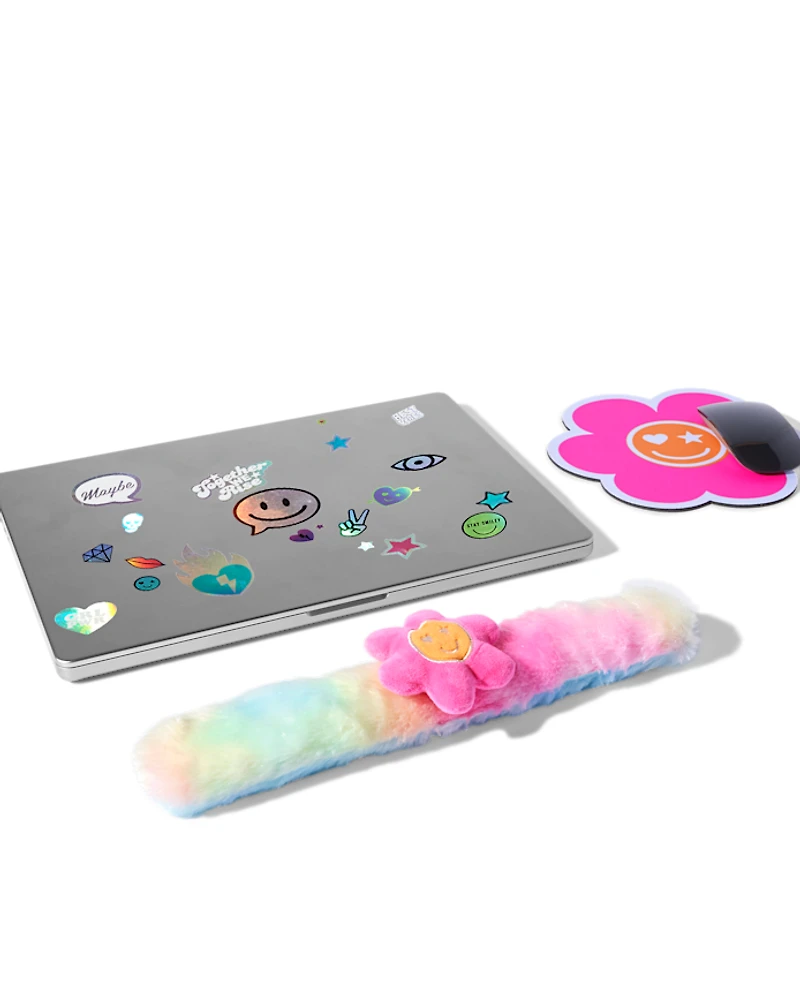 Tween Girls Flower Laptop Accessories 4-Piece Set