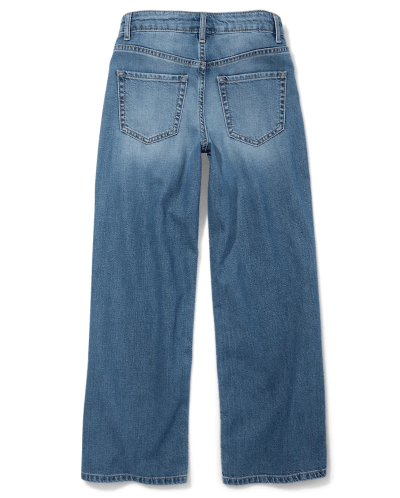 Tween Girls Slouchy Wide Leg Jeans