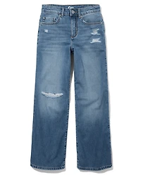 Tween Girls Slouchy Wide Leg Jeans
