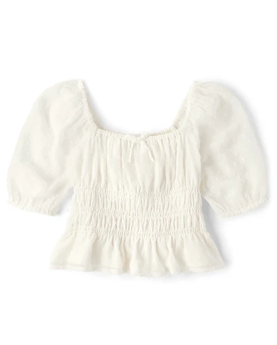 Tween Girls Smocked Top