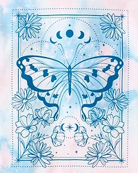 Girls Cropped Oversized Graphic Tee