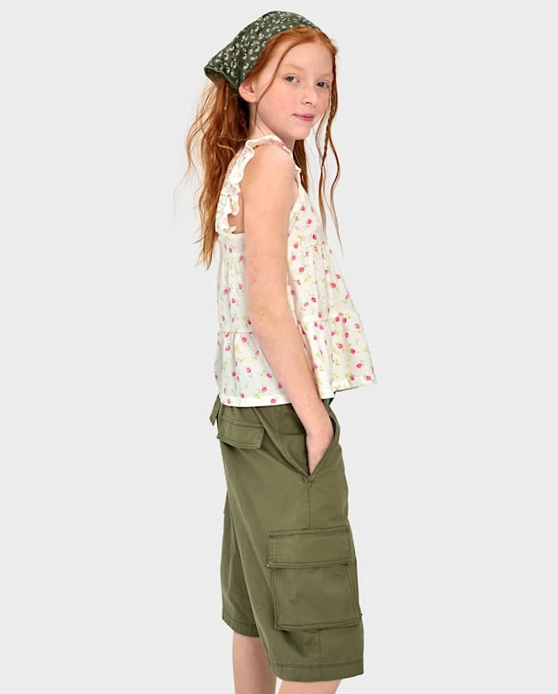 Tween Baggy Cargo Jorts