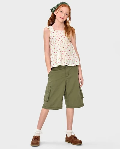 Tween Baggy Cargo Jorts