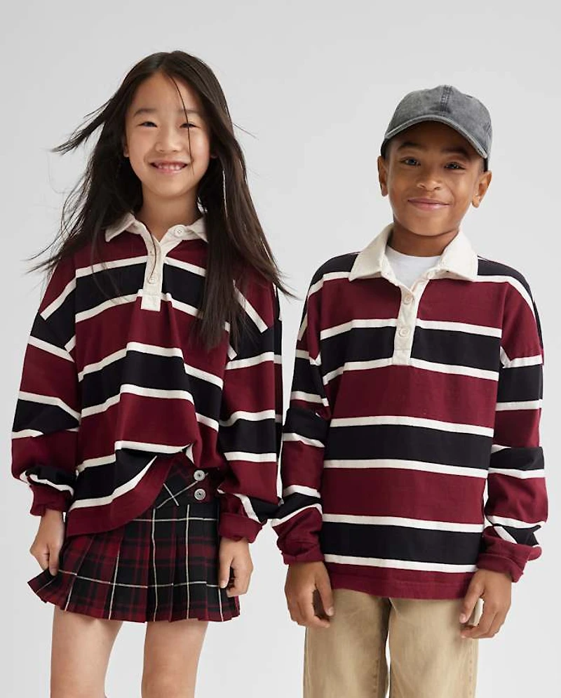Tween Oversized Rugby Polo