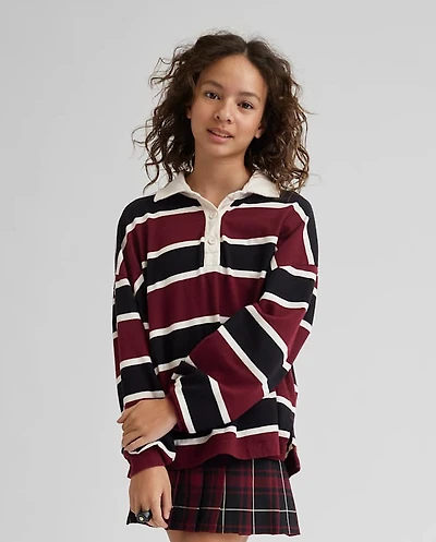 Tween Oversized Rugby Polo