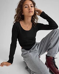 Tween Girls Ribbed Corset Top