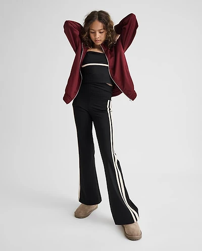 Tween Girls Foldover Flare Leggings