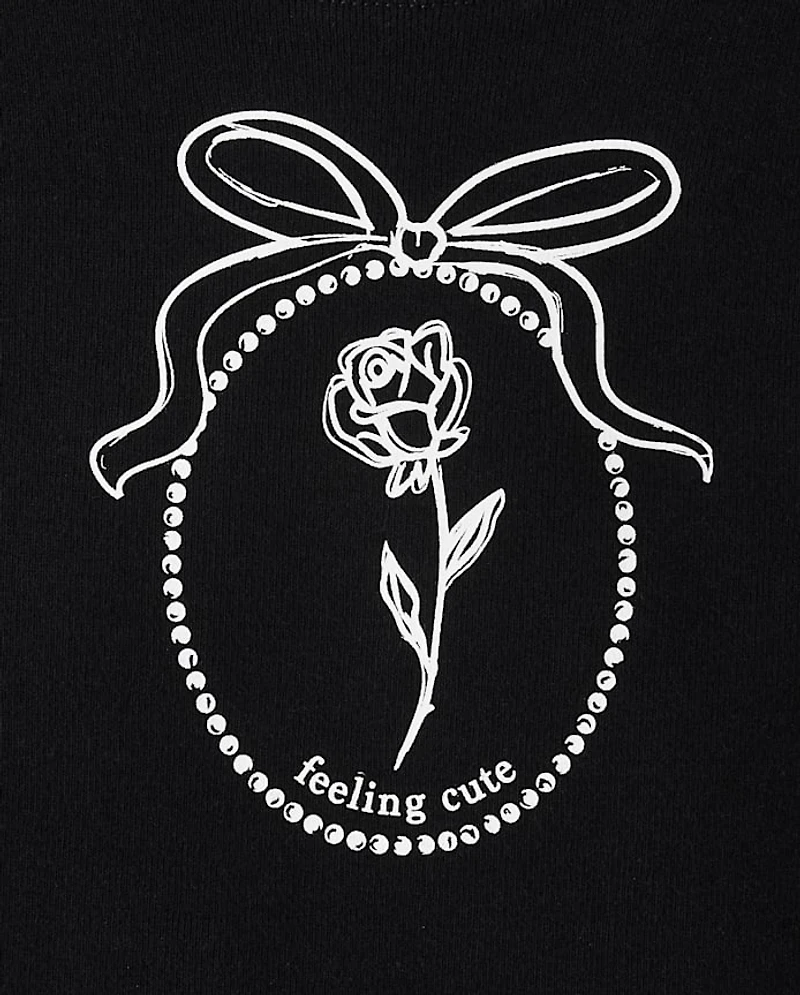 Tween Girls Graphic Baby Tee