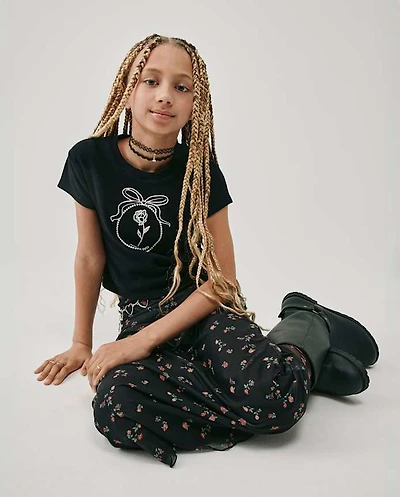 Tween Girls Graphic Baby Tee