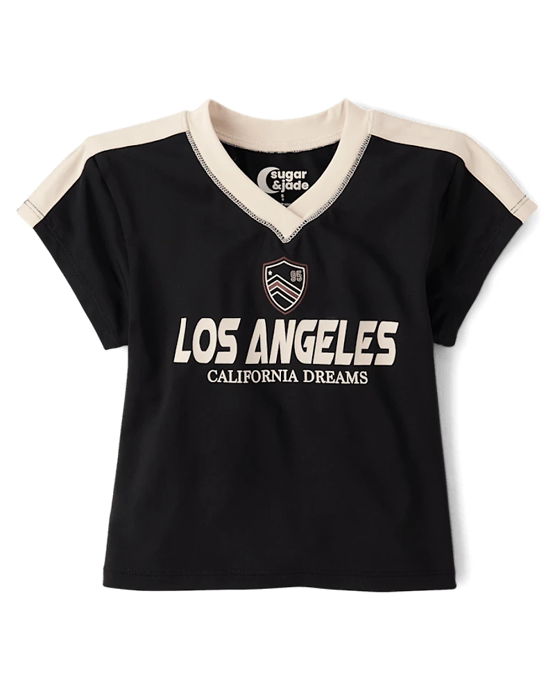 Tween Girls Quick Dry Sporty Baby Tee