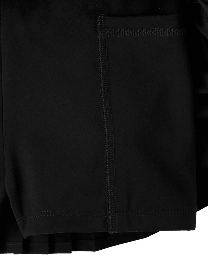 Tween Girls Quick Dry Pleated Skort