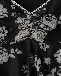 Tween Girls Mesh Asymmetrical Top