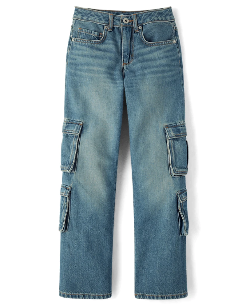 Tween Baggy Cargo Jeans