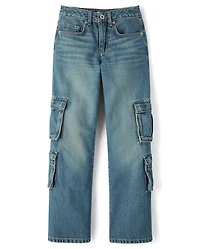 Tween Baggy Cargo Jeans