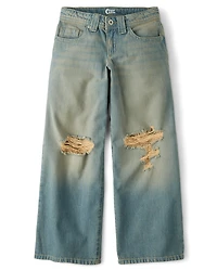Tween Destructed Super Baggy Jeans