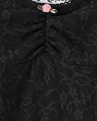 Tween Girls Floral Lace Dress