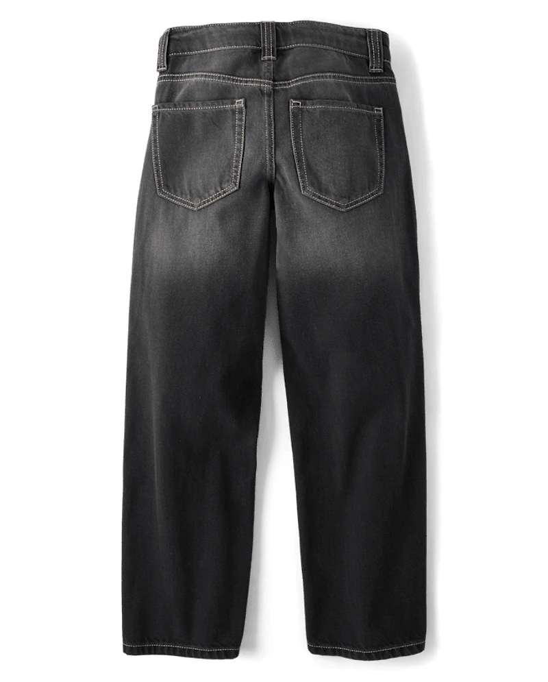 Tween Girls Baggy Barrel Jeans