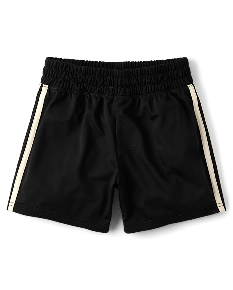 Tween Girls Side Stripe Track Shorts