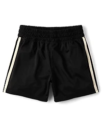 Tween Girls Side Stripe Track Shorts