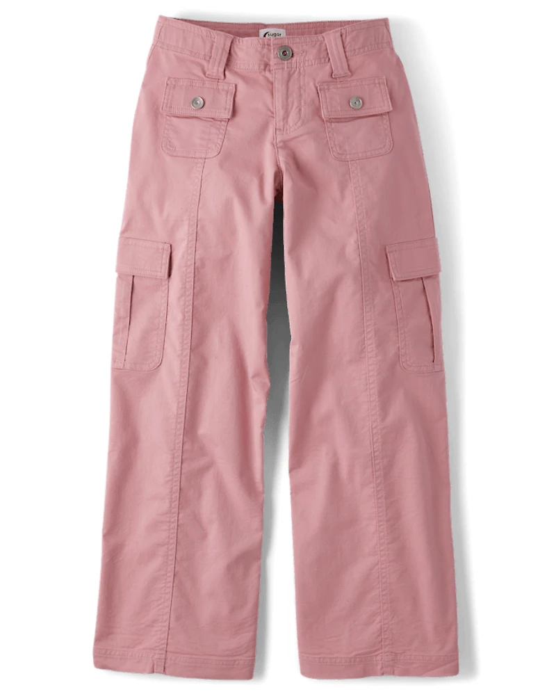 Tween Girls Super Baggy Cargo Jeans
