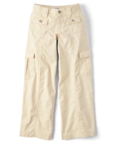 Tween Girls Super Baggy Cargo Jeans