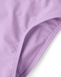 Tween Girls Smocked Longline Bikini Swimsuit