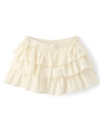Tween Girls Tiered Ruffle Mini Skort