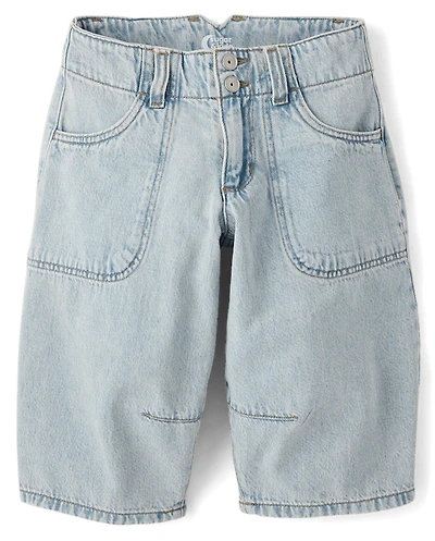 Tween Girls Barrel Jorts