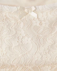 Tween Girls Lace Midi Hanky Hem Skirt