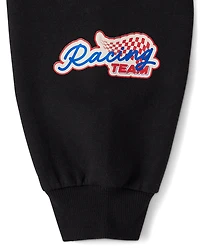 Tween Girls Racing  Premium Fleece Half Zip Pullover
