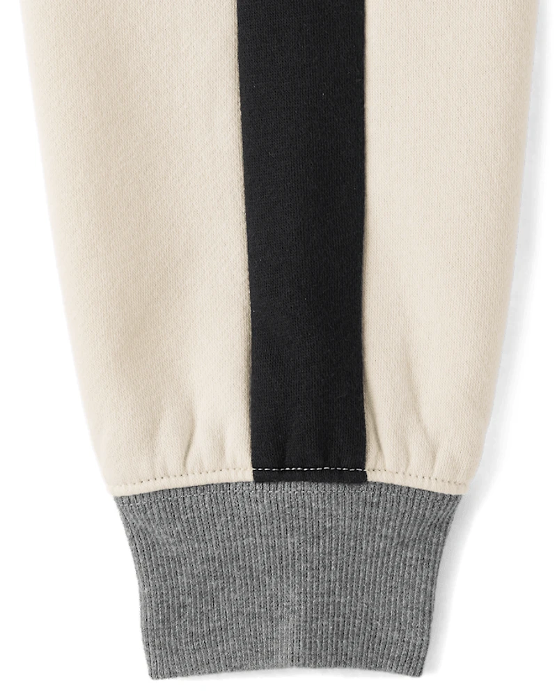 Tween Girls Racing Colorblock Premium Fleece Sweatshirt