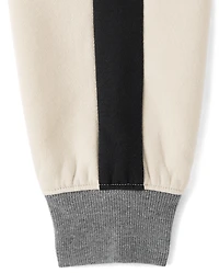 Tween Girls Racing Colorblock Premium Fleece Sweatshirt
