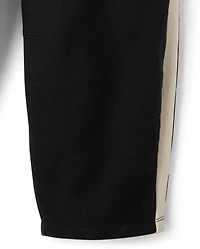 Tween Girls Side Stripe Premium Fleece Barrel Sweatpants