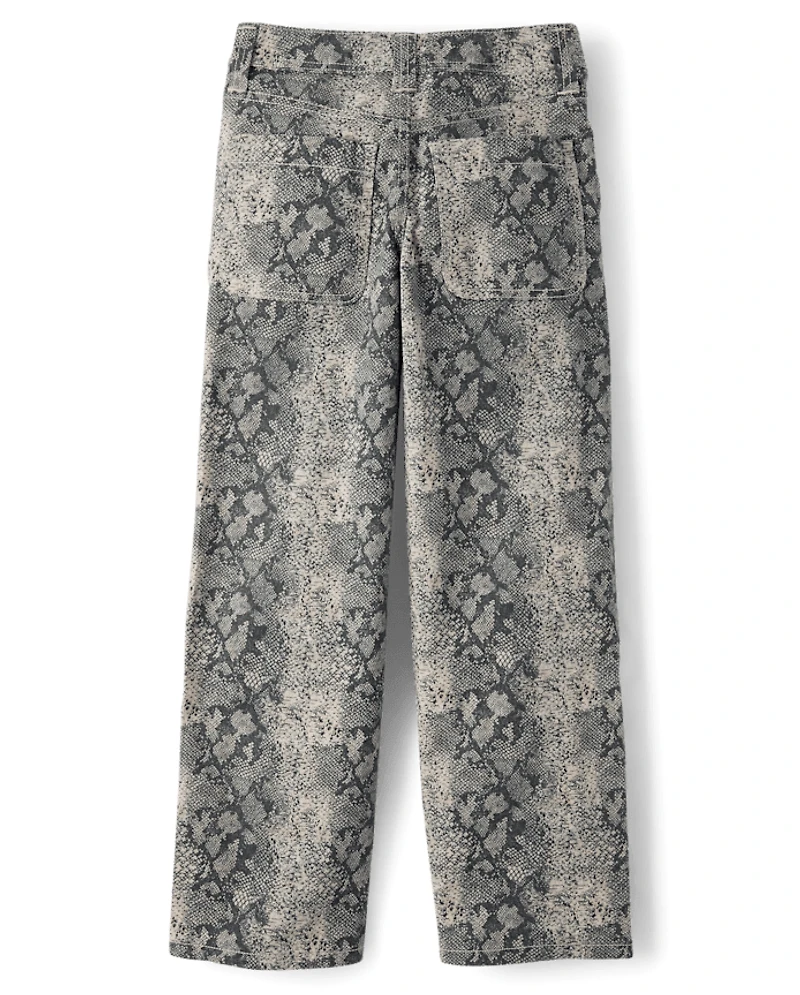 Tween Girls Snake Super Baggy Pants
