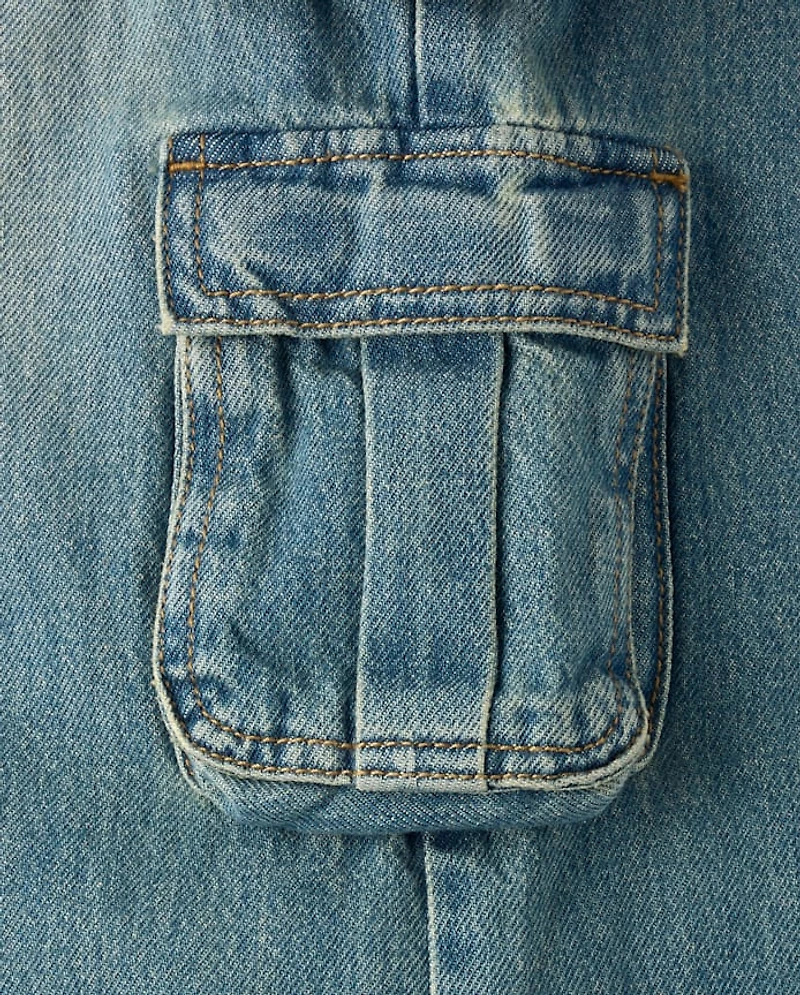 Tween Girls Baggy Cargo Jeans