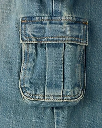 Tween Girls Baggy Cargo Jeans