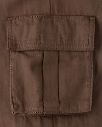 Tween Girls Garment Dyed Baggy Cargo Jeans