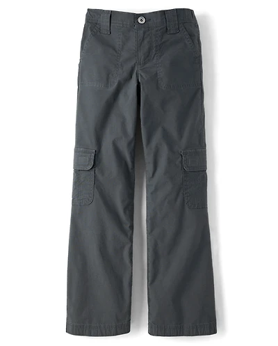 Tween Girls Low Rise Bootcut Cargo Pants