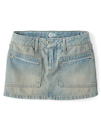 Tween Girls Denim Skort