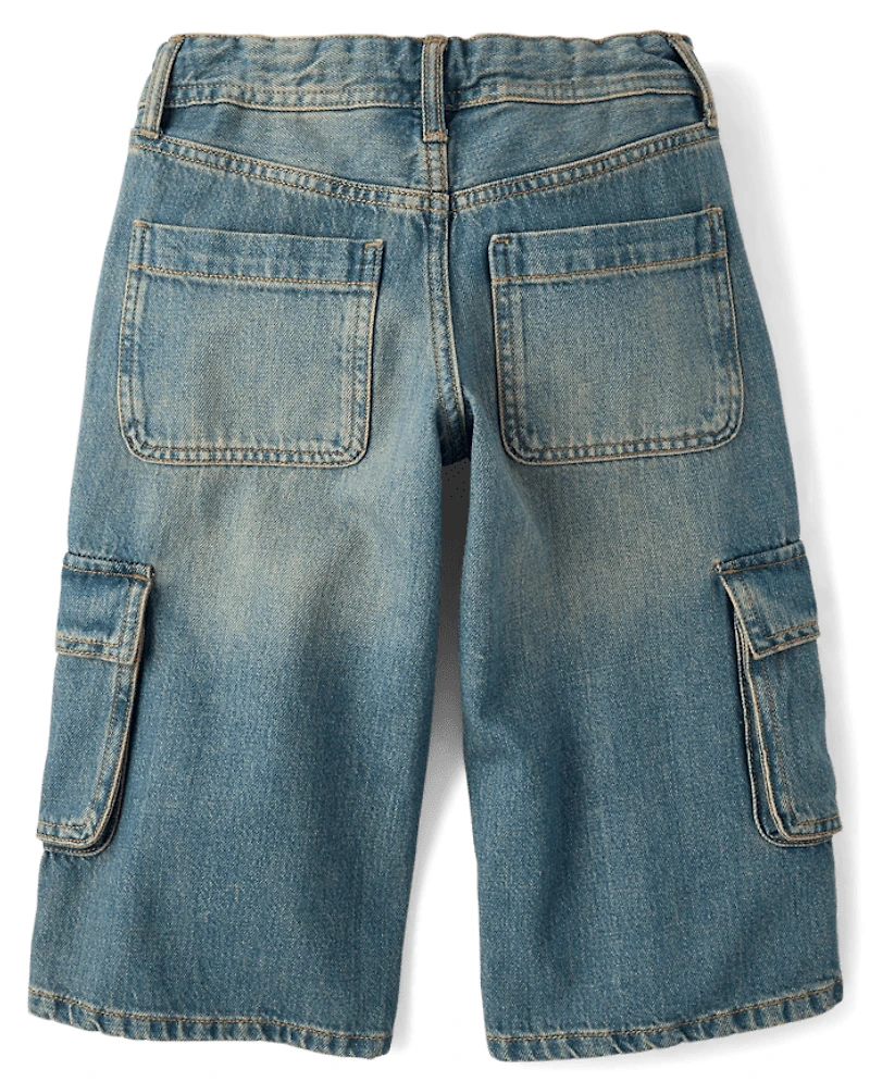 Tween Girls Low Rise Below-Knee Jorts