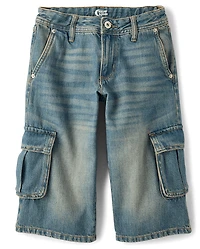 Tween Girls Low Rise Below-Knee Jorts
