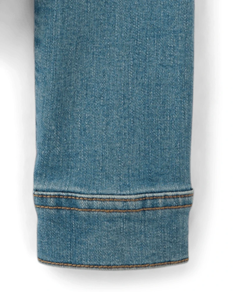Tween Girls Denim Zip Up Jacket