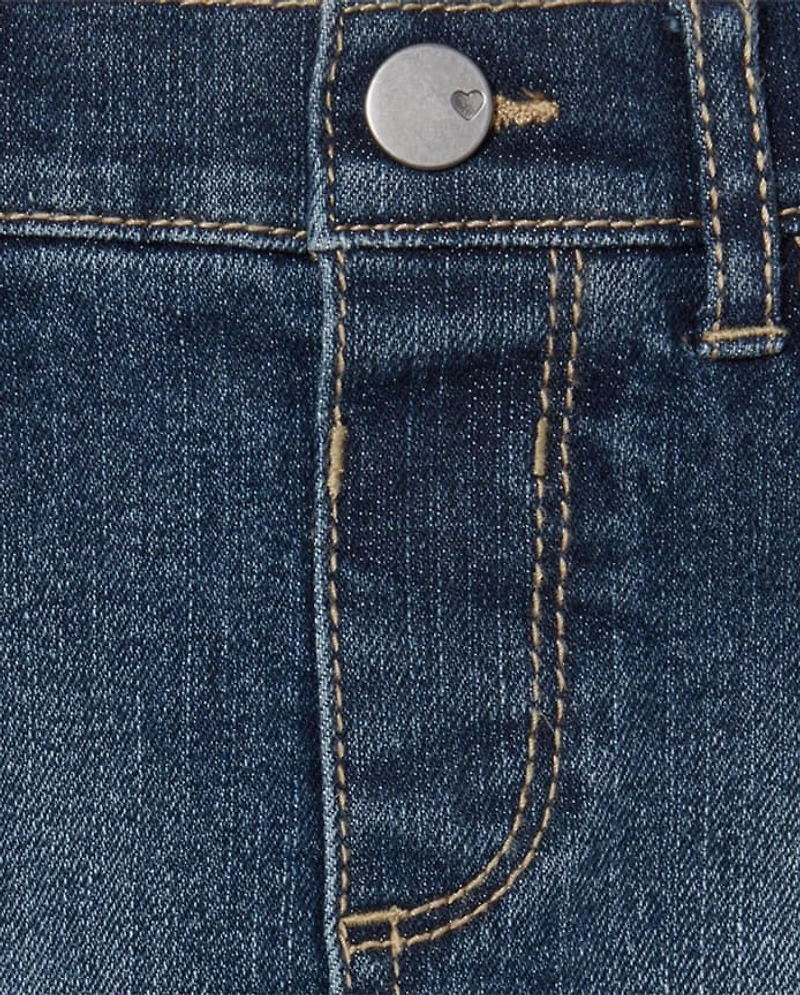 Baby And Toddler Girls Denim Skort