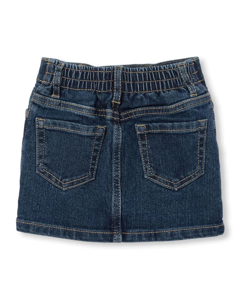 Baby And Toddler Girls Denim Skort
