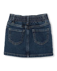 Baby And Toddler Girls Denim Skort