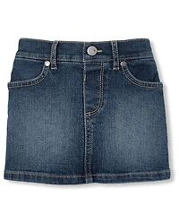 Baby And Toddler Girls Denim Skort