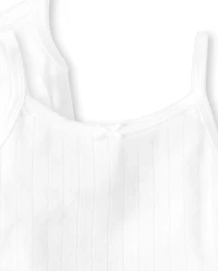 Girls Picot Trim Cami 2-Pack
