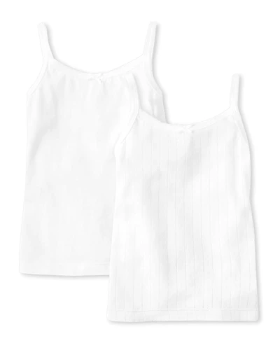 Girls Picot Trim Cami 2-Pack