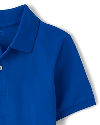 Boys Uniform Soft Pique Polo