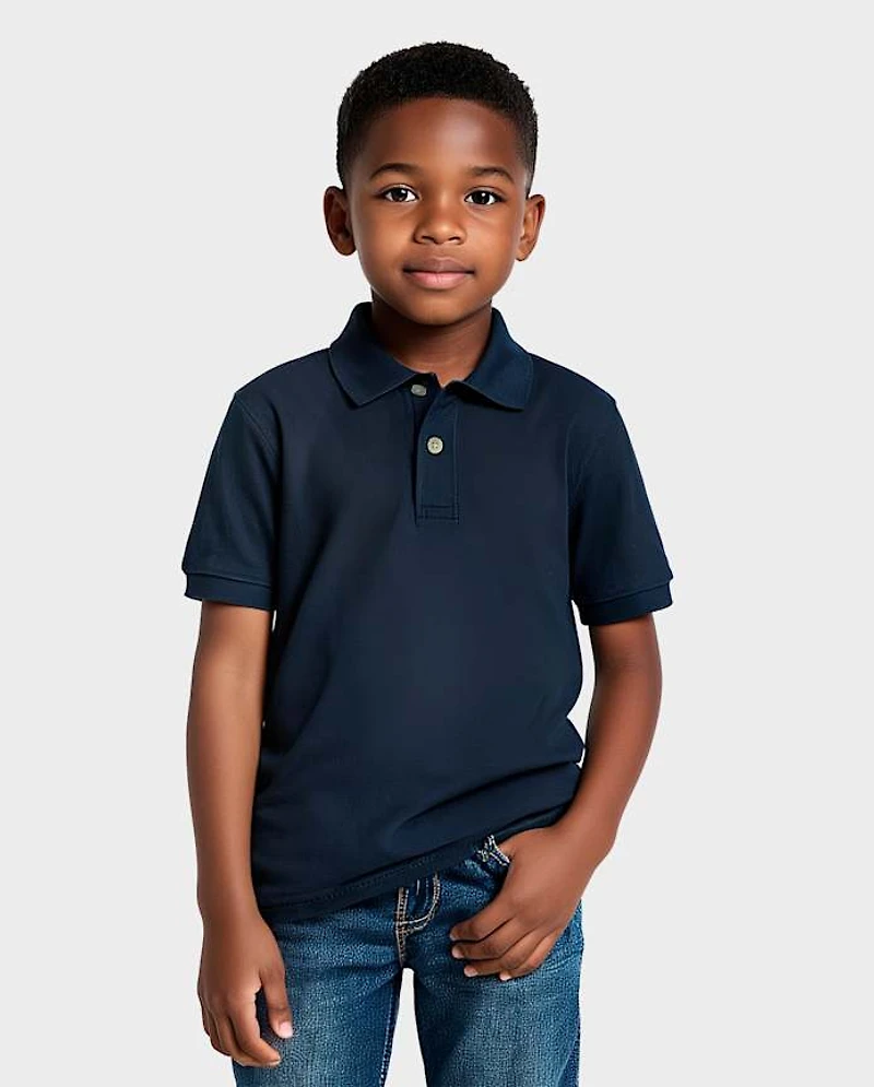 Kids Uniform Soft Pique Polo